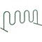 Global Industrial Wave Bike Rack, Green, Free Standing, 9-Bike 652779FGN - alternate 1